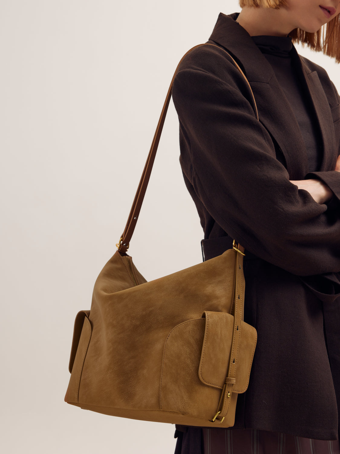 OLYRA Three Way Bag - Brown