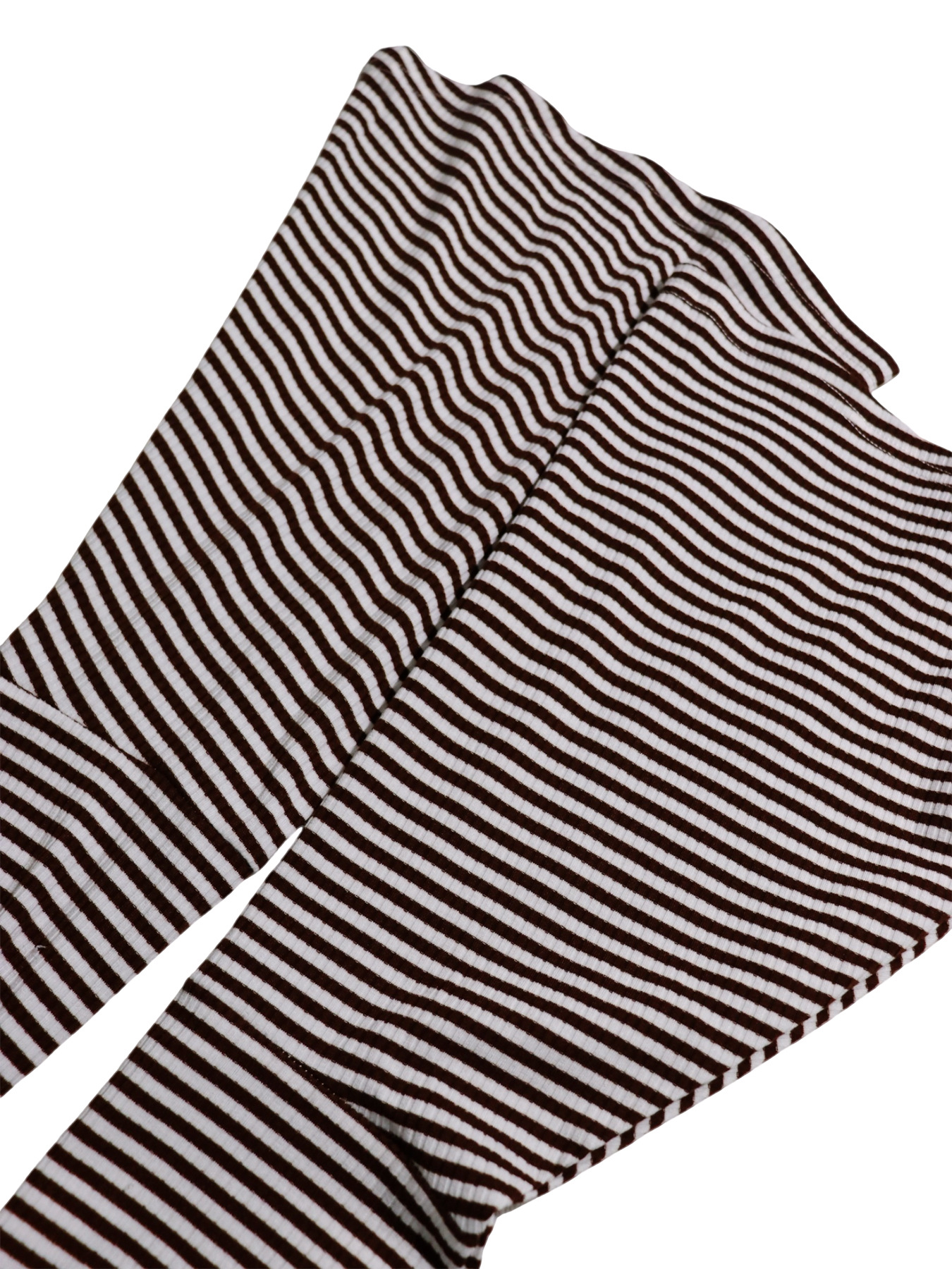 Women’s Autumn Striped Knit Two-Piece Set – Single-Breasted Cardigan & Trousers