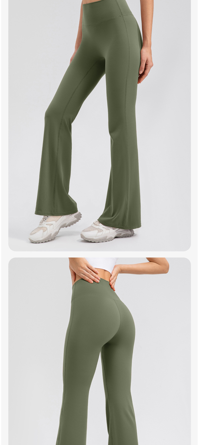 Women’s Breathable Flare Yoga Leggings – High-Waisted, Butt-Lifting & Seamless for Fitness, Casual & Outdoor Wear