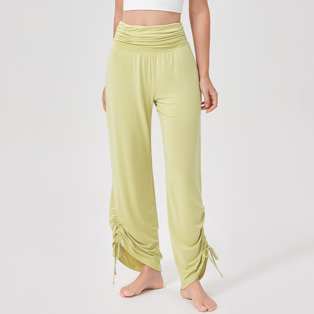 Women’s High-Waisted Wide-Leg Yoga Trousers – Breathable & Flowing Fit for Fitness, Casual & Outdoor Wear