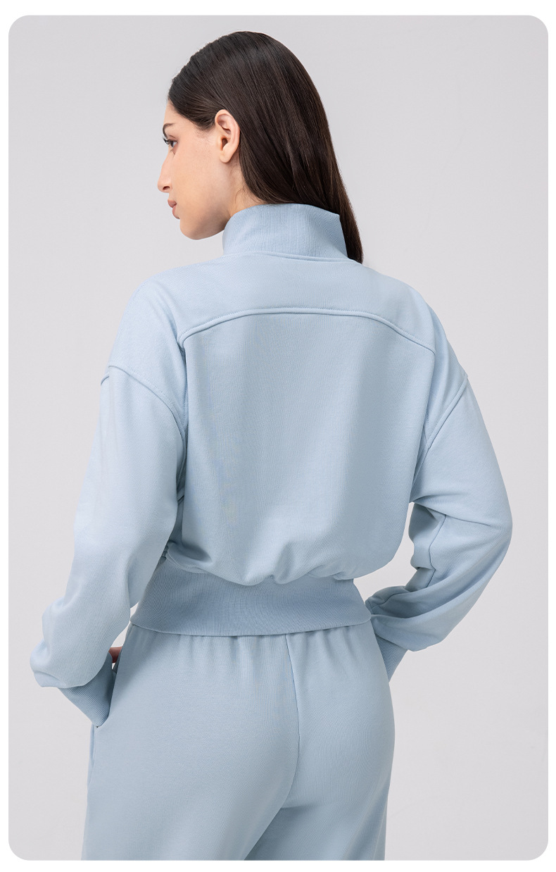 Women’s Autumn/Winter Two-Piece Tracksuit Set – Zip-Up Sweatshirt & Wide-Leg Trousers for Outdoor, Running, Casual Wear, Travel & Camping