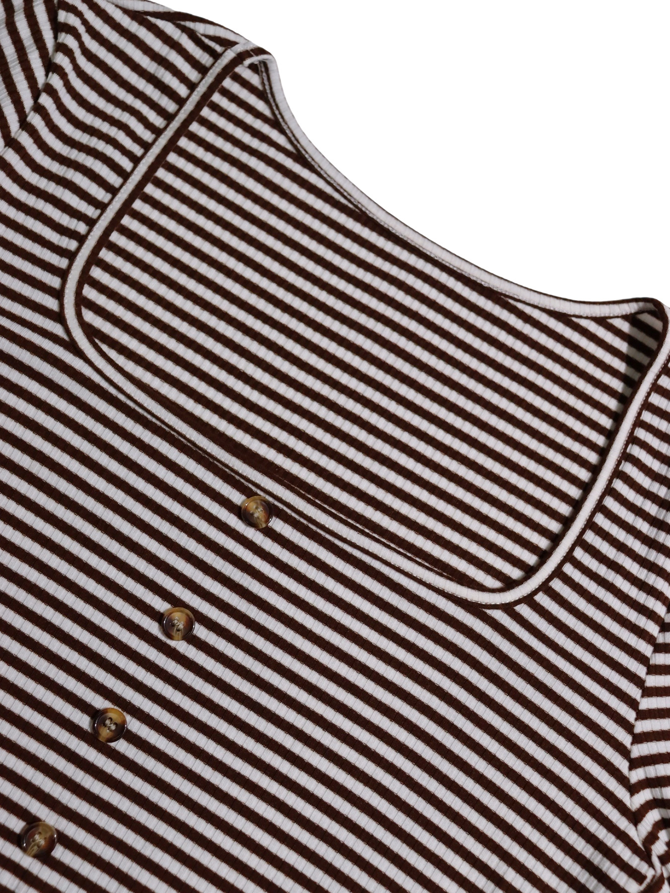 Women’s Autumn Striped Knit Two-Piece Set – Single-Breasted Cardigan & Trousers