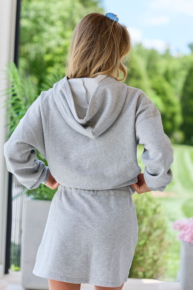 Light Grey Graphic Hoodie