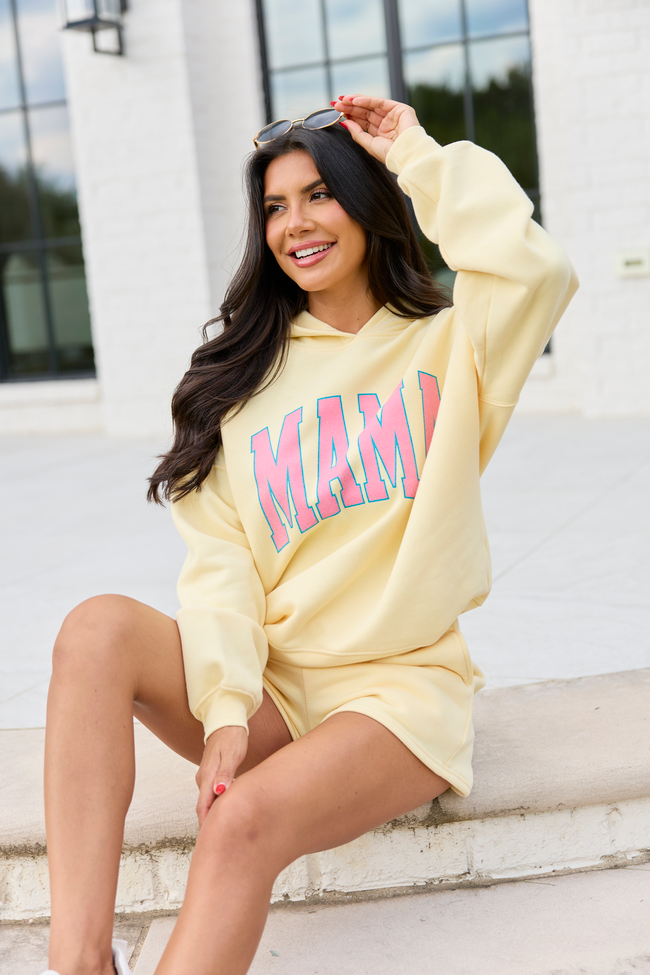Yellow Graphic Hoodie