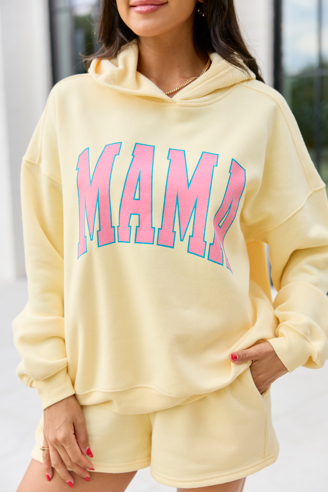 Yellow Graphic Hoodie