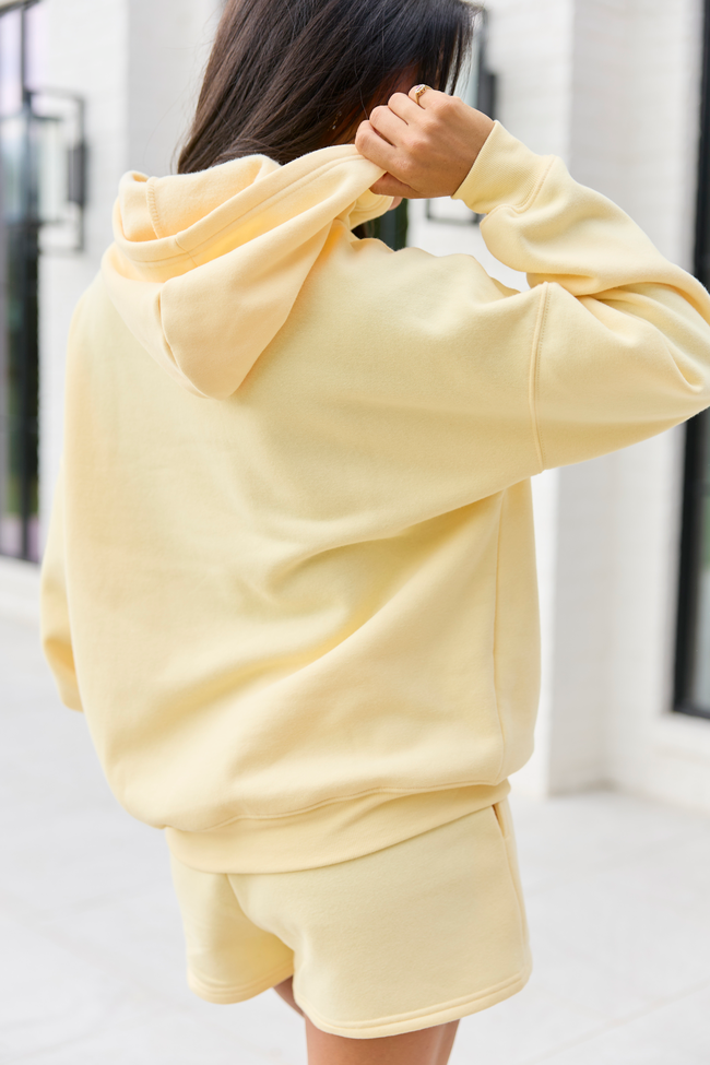 Yellow Graphic Hoodie