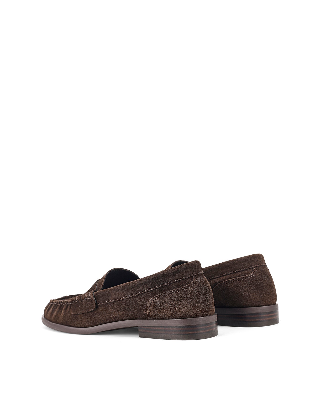 OLYRA Loafers - Chocolate Brown Suede