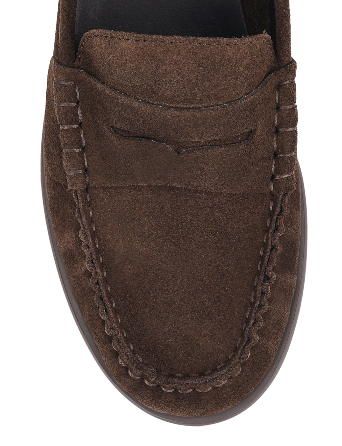 OLYRA Loafers - Chocolate Brown Suede