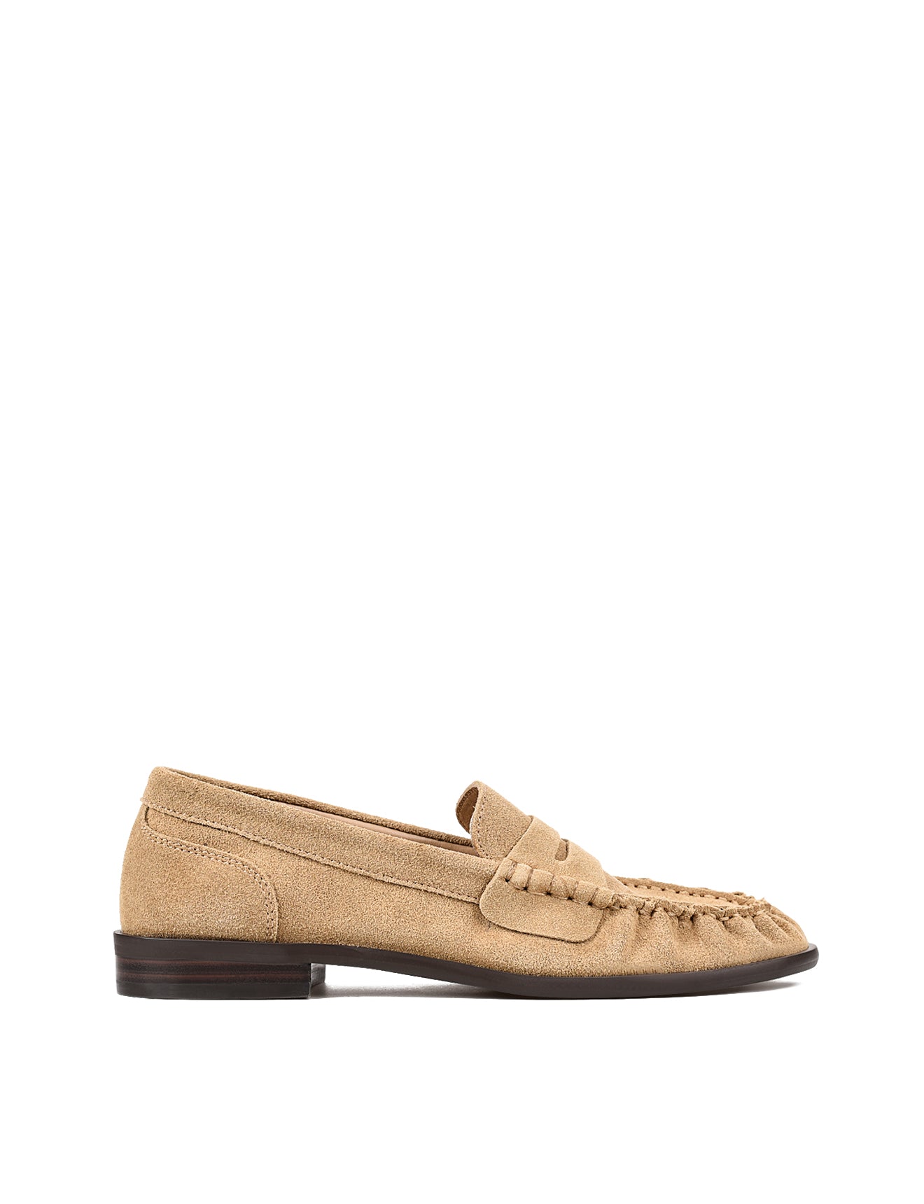 OLYRA Loafers - Taupe Suede