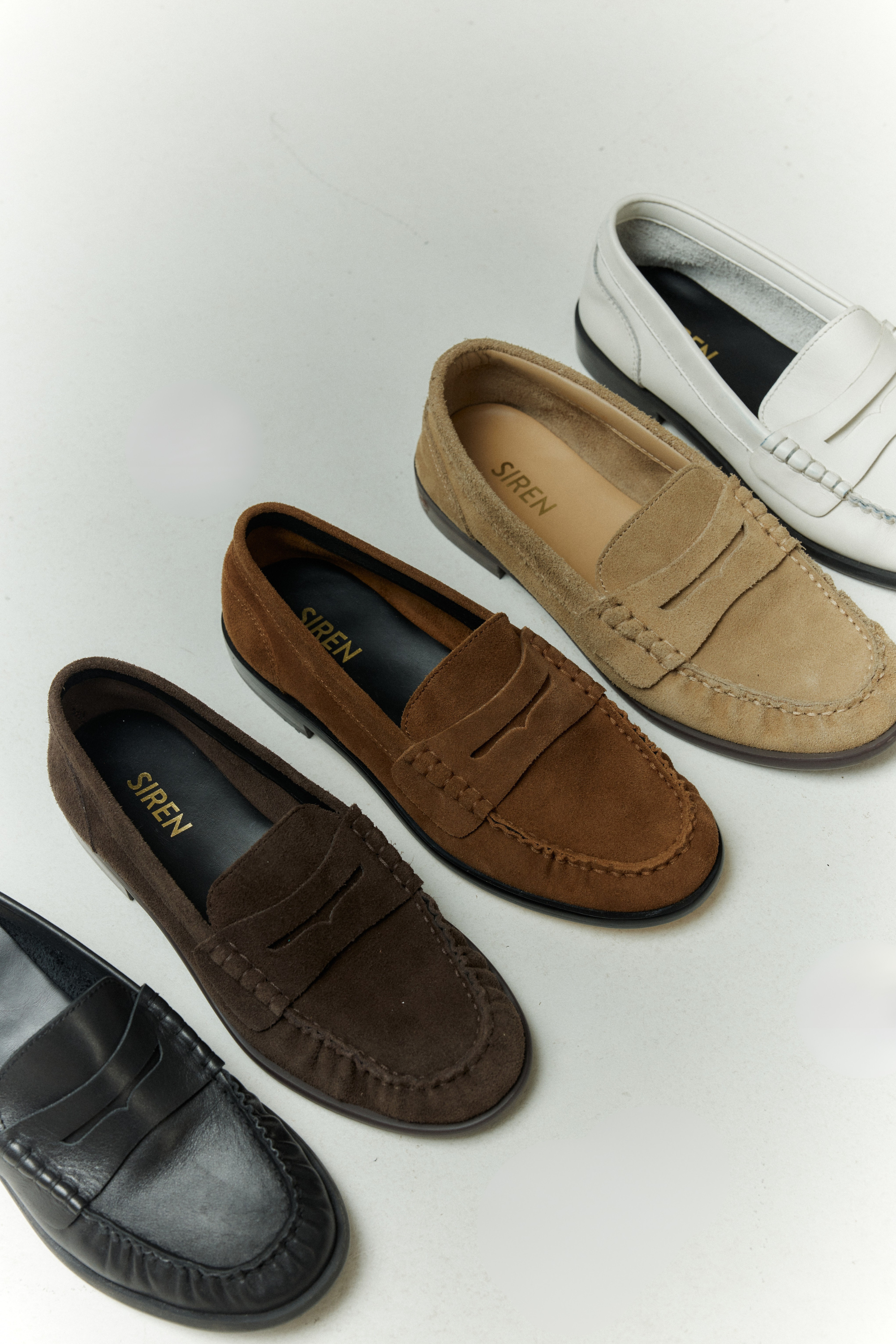 OLYRA Loafers - Chocolate Brown Suede