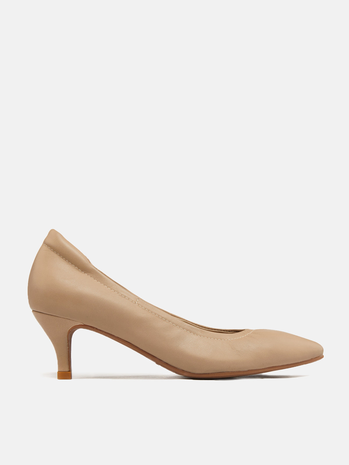 OLYRA Classic Low Heels - Khaki