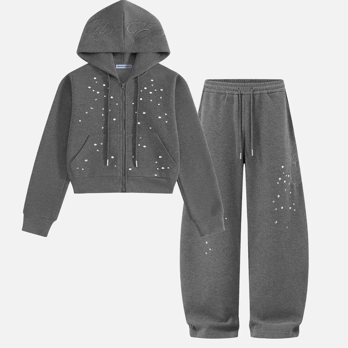 Star-Studded Embroidered Hoodie Set | Featured Pick