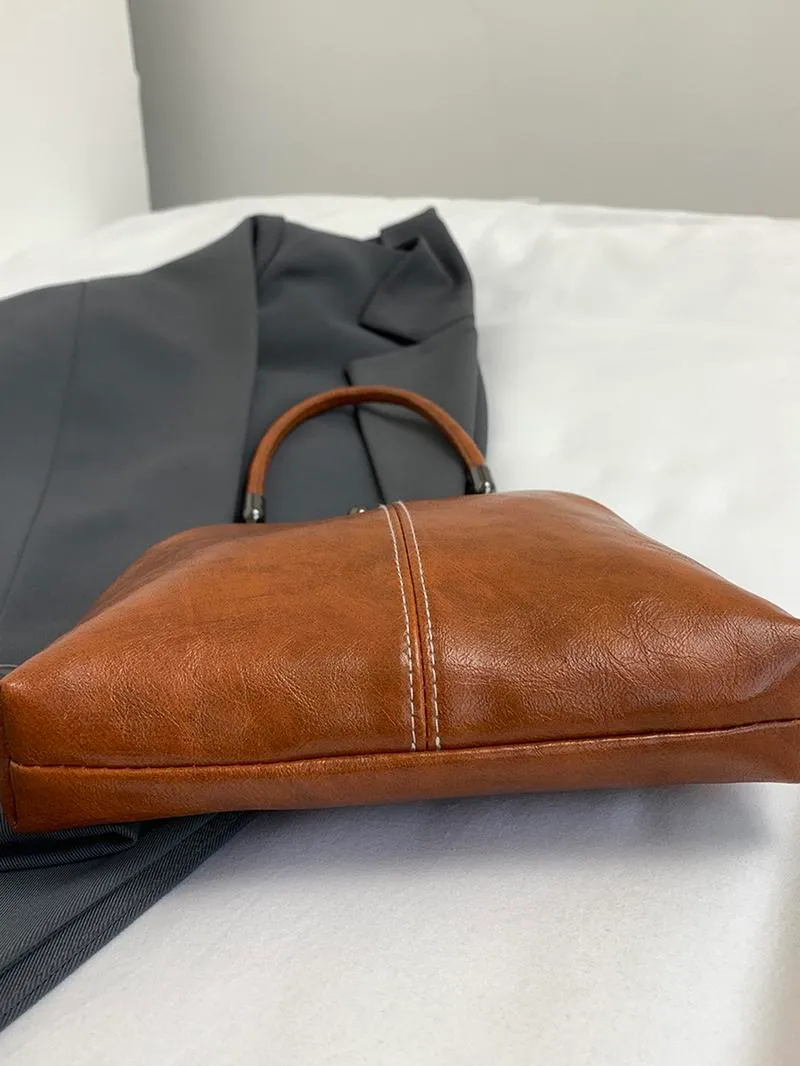 Vintage British style high-quality handbag  Retro style crossbody bag