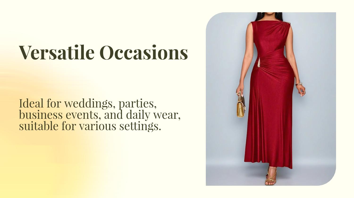 Champagne Color Asymmetric Metal Button Dress, Sleeveless Long Dress, Slim Fit, Elegant Formal Evening Gown, Party Wear, Office Style, Yhsp105