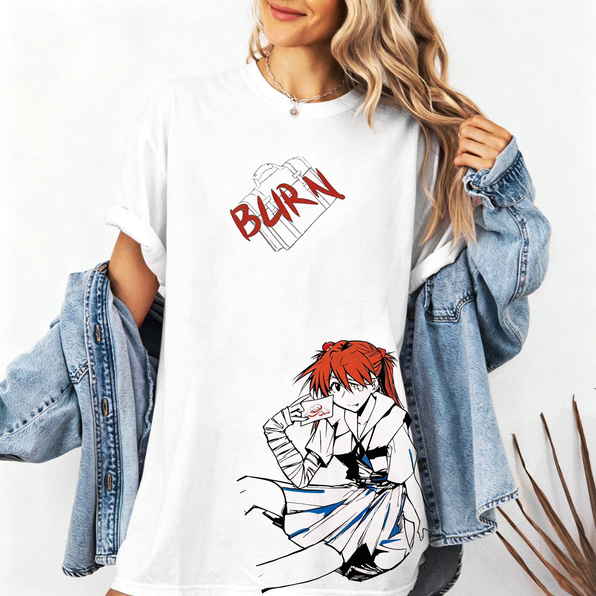 Neon Genesis Evangelion :AsukaGirl ReiAyanami Unisex Shirts/Crewneck/Hoodie