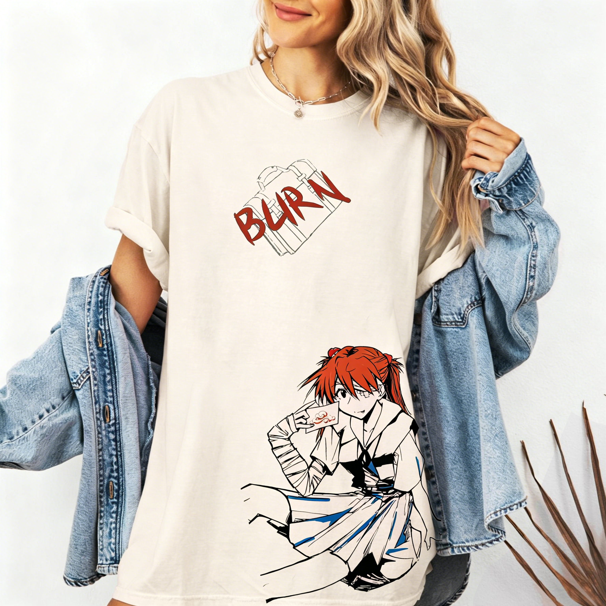 Neon Genesis Evangelion :AsukaGirl ReiAyanami Unisex Shirts/Crewneck/Hoodie