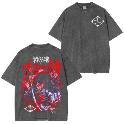 Kenpachi Zaraki,Bleach Anime Oversized T-shirt/Crewneck/Hoodie