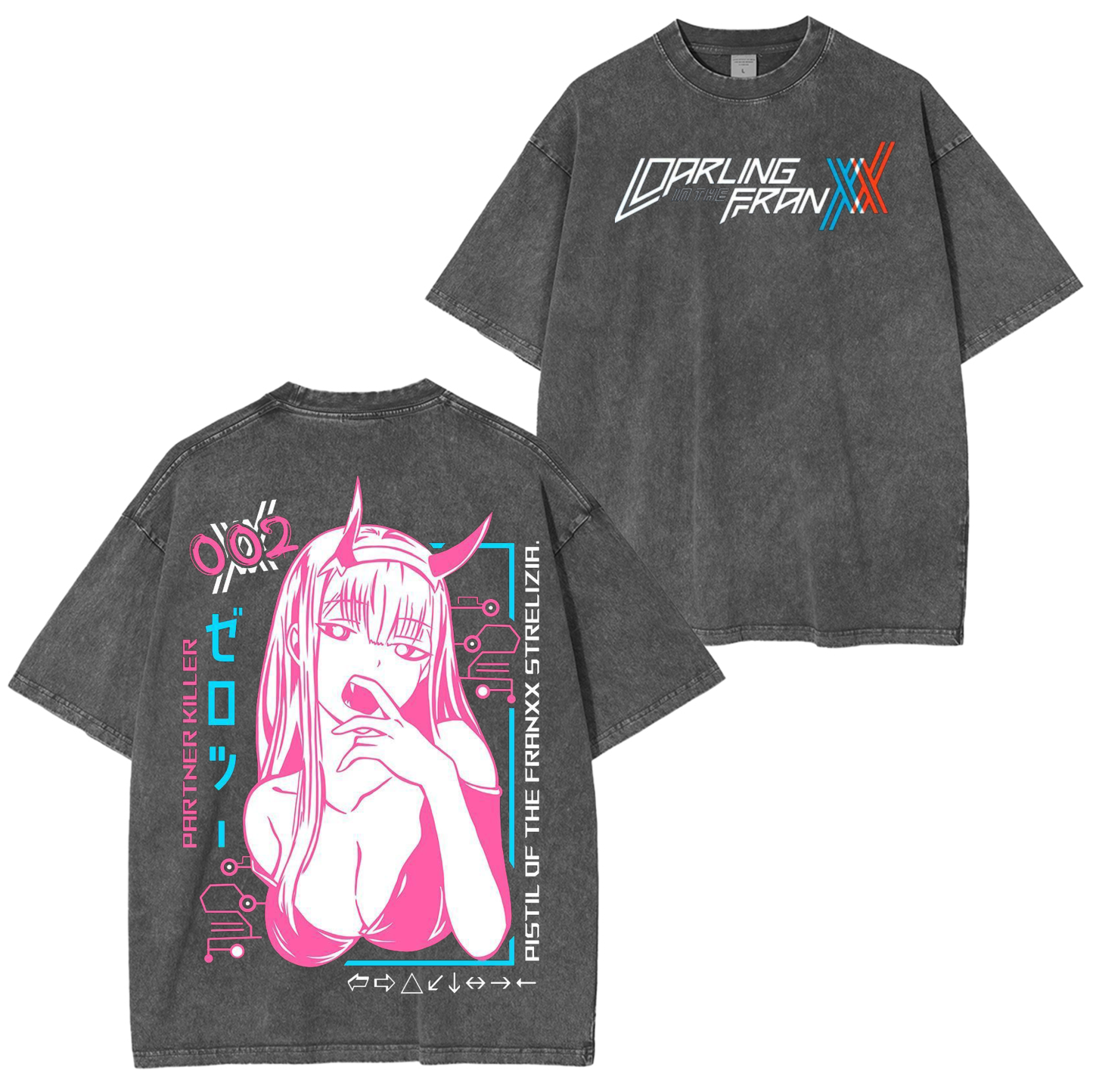 Zero Two Darling in the Franxx Oversized T-shirt/Crewneck/Hoodie