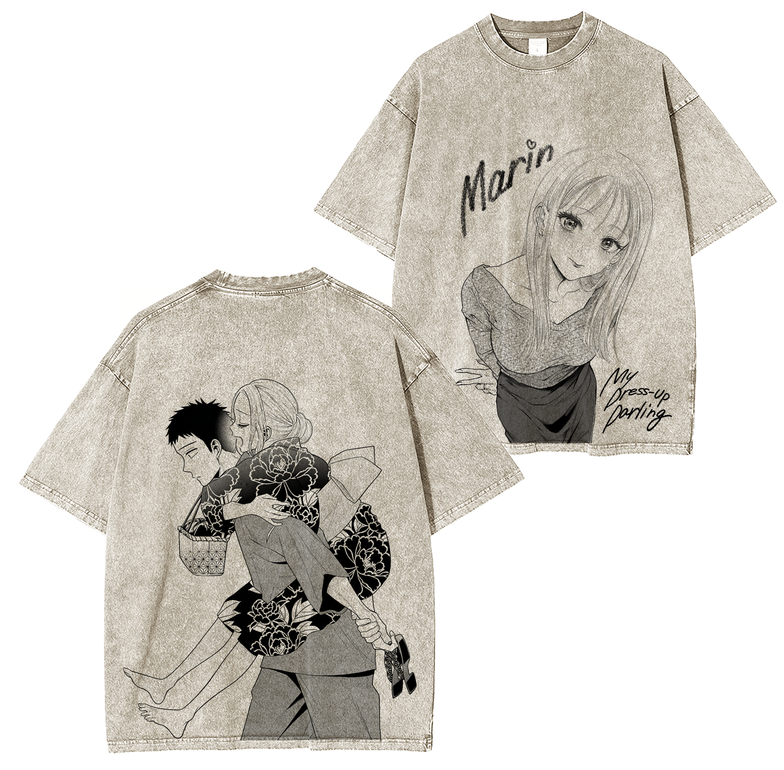 My Dress-Up Darling Anime Unisex Washed T-Shirt