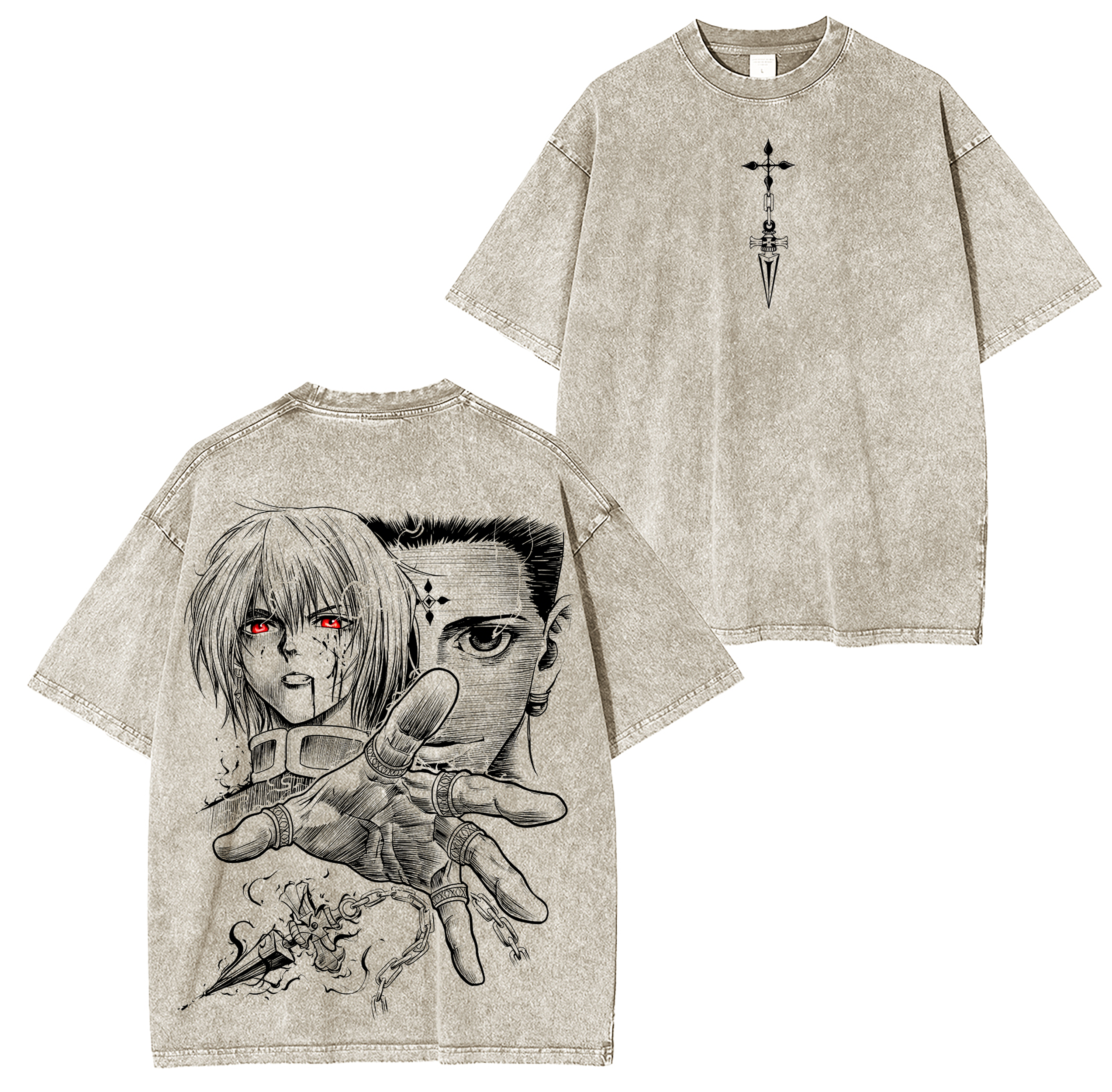 Kurapika Hunter x Hunter Washed T-shirt/Crewneck/Hoodie