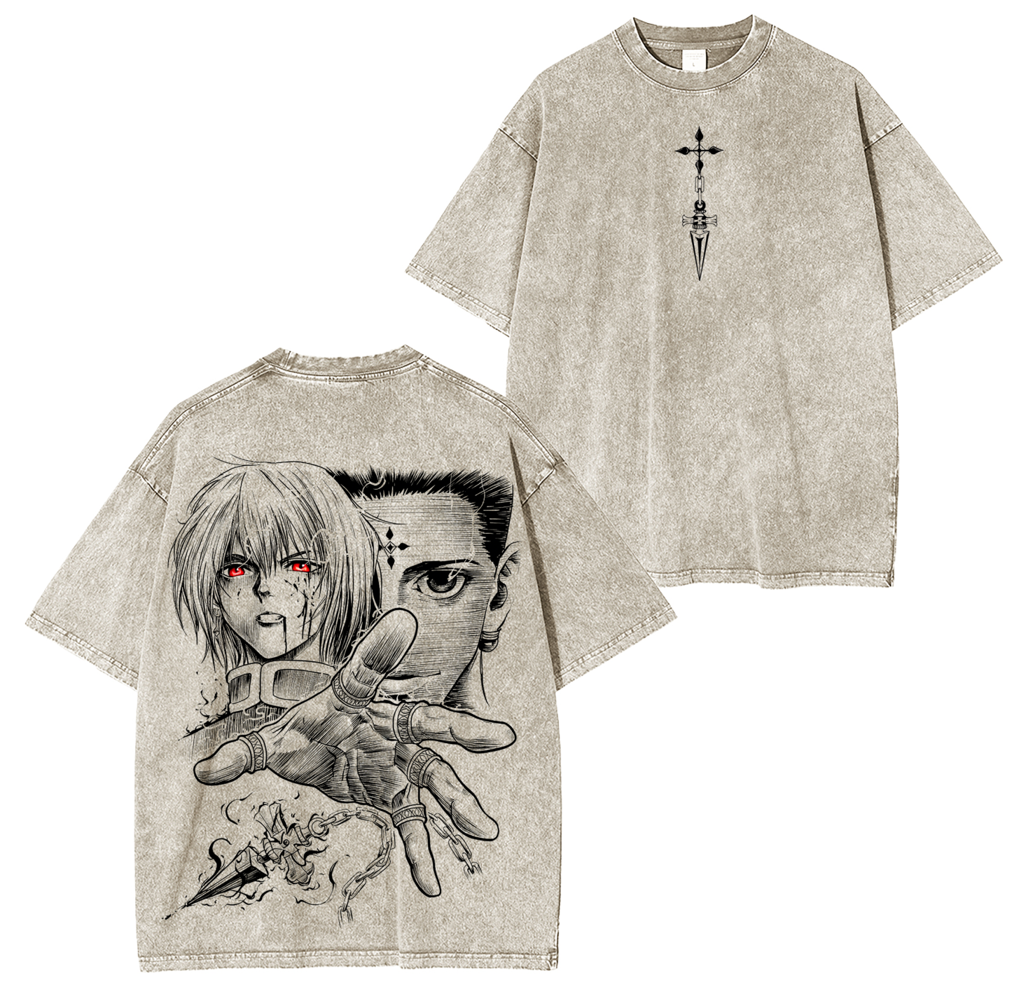 Kurapika Hunter x Hunter Washed T-shirt/Crewneck/Hoodie