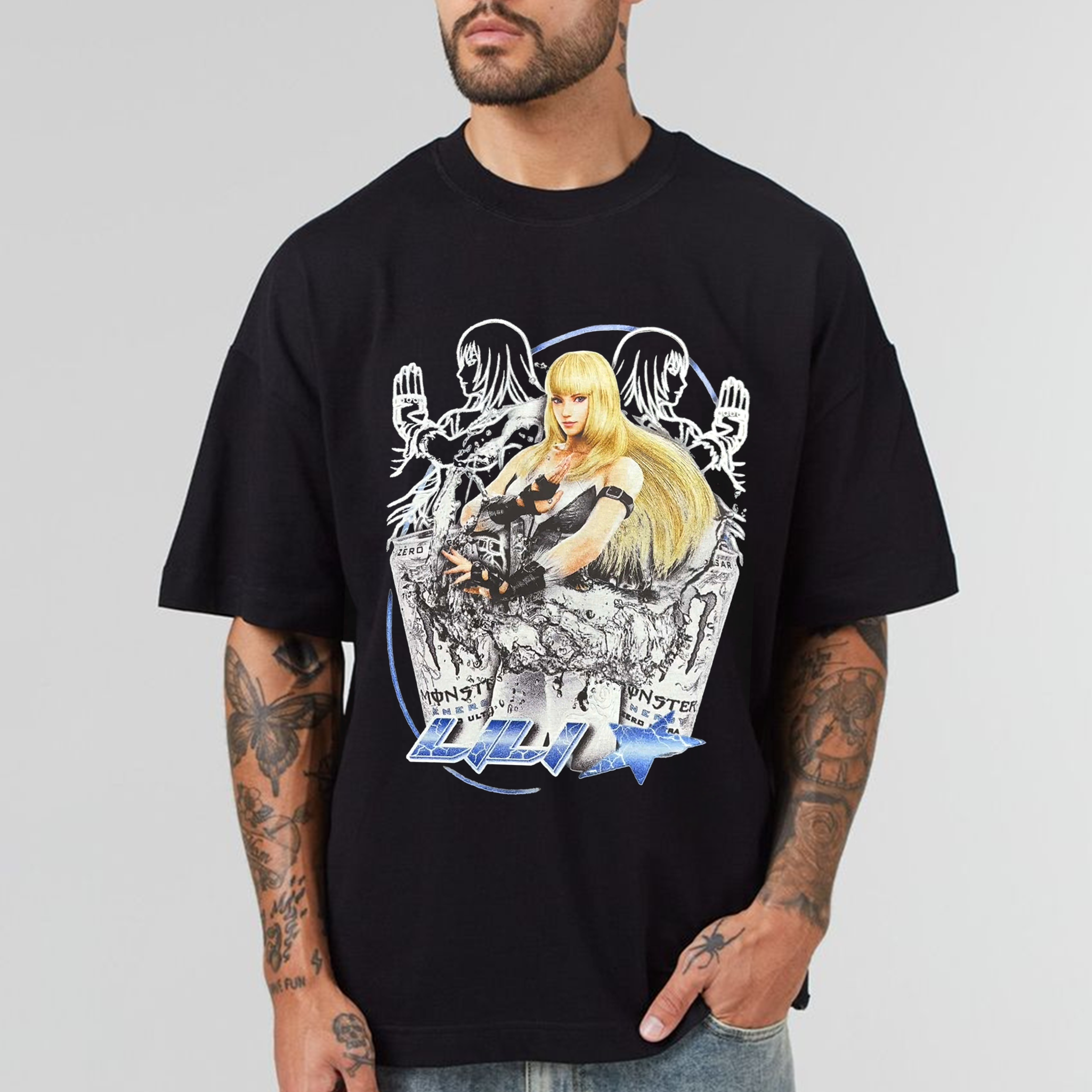 Lili Tekken 8 X Monster Energy Game Unisex T-shirt/Crewneck/Hoodie