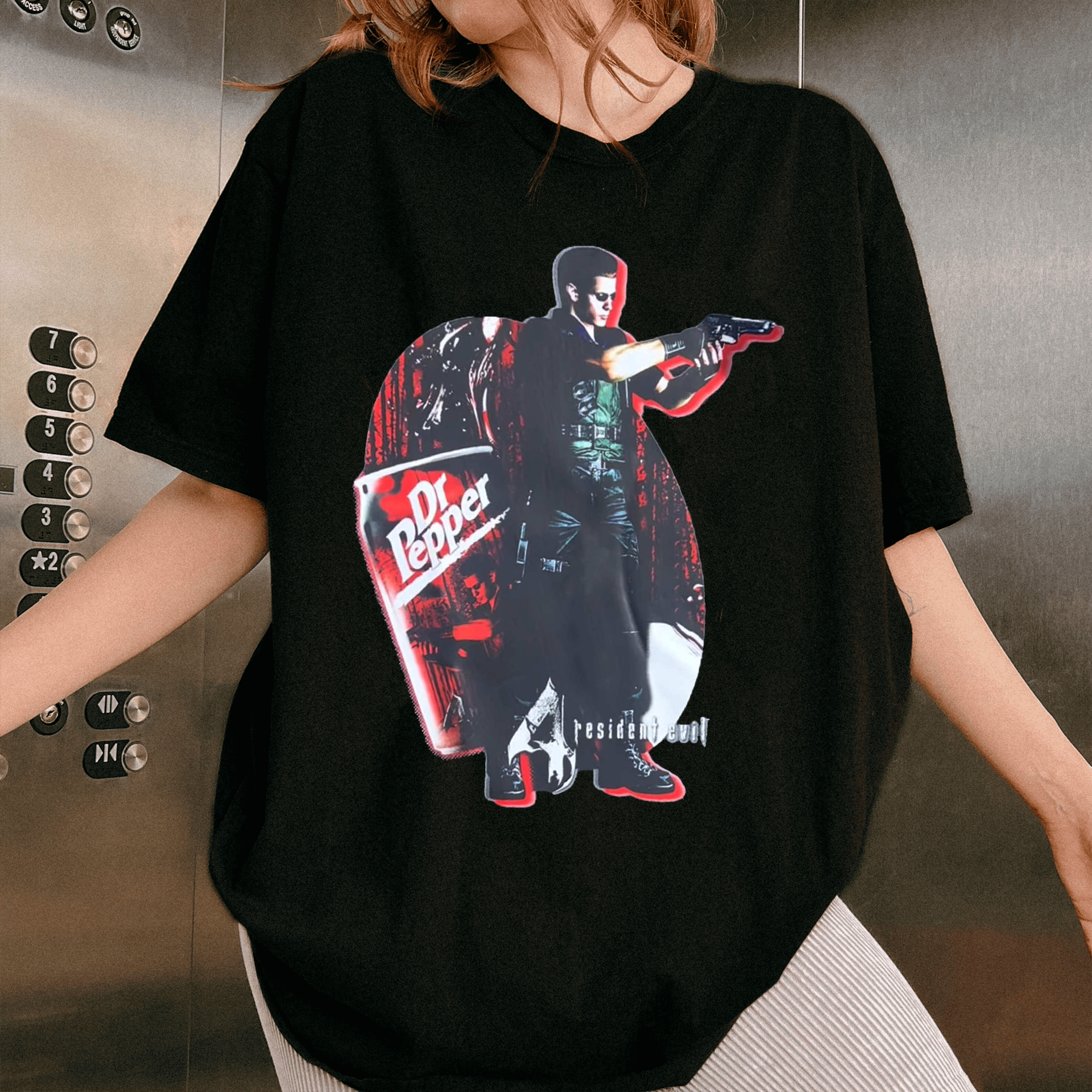 Dr Pepper Albert wesker Resident Evil Vintage  Unisex T-shirt/Crewneck/Hoodie