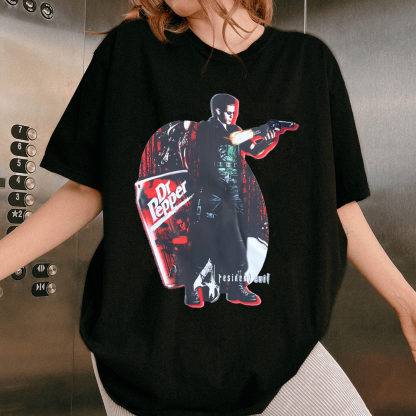Dr Pepper Albert wesker Resident Evil Vintage  Unisex T-shirt/Crewneck/Hoodie