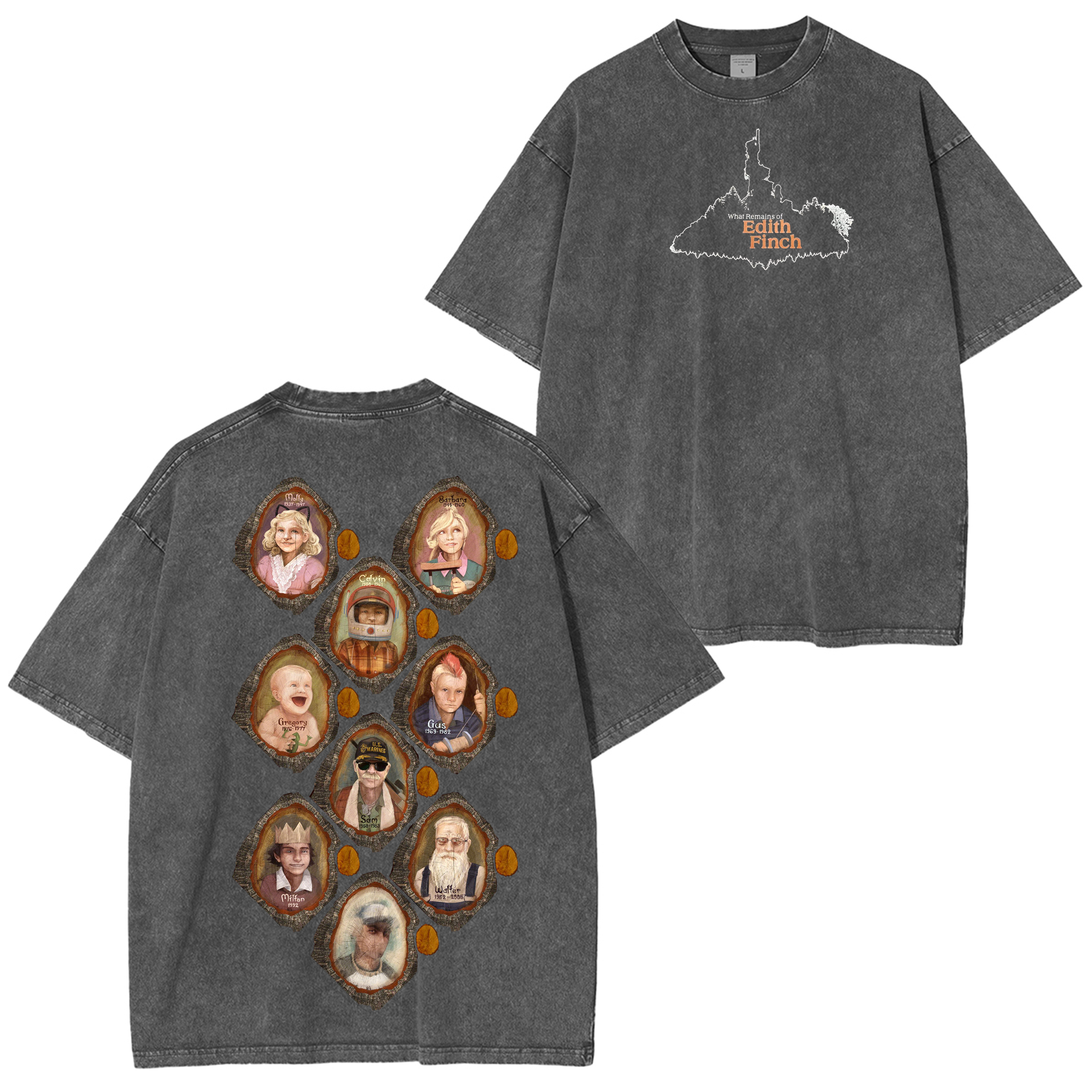 What remains of Edith Finch Unisex Washed T-Shirt