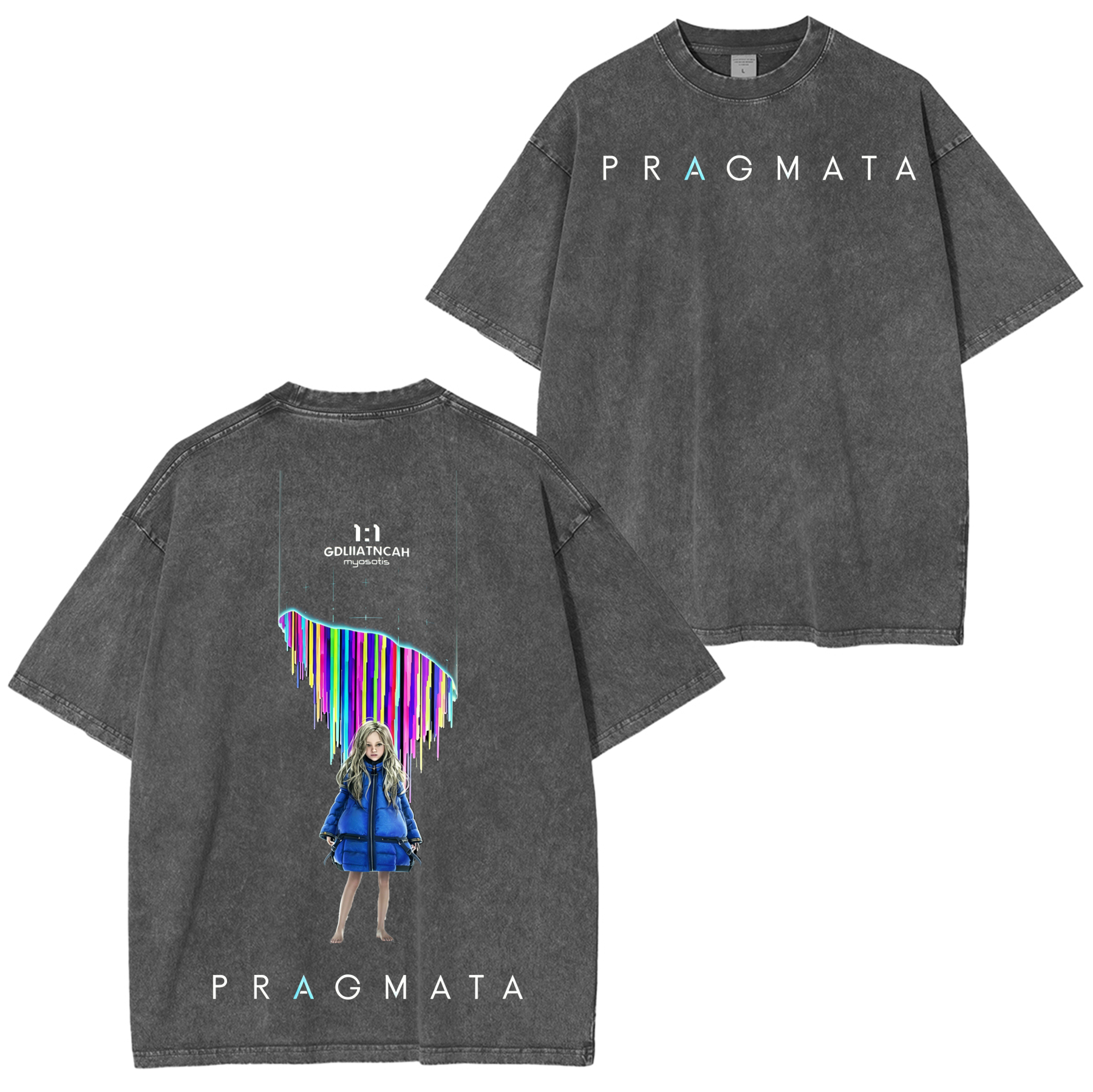Pragmata Game Unisex Washed T-Shirt