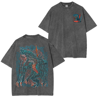 Gogmazios the Tar Dragon  Unisex Washed T-Shirt