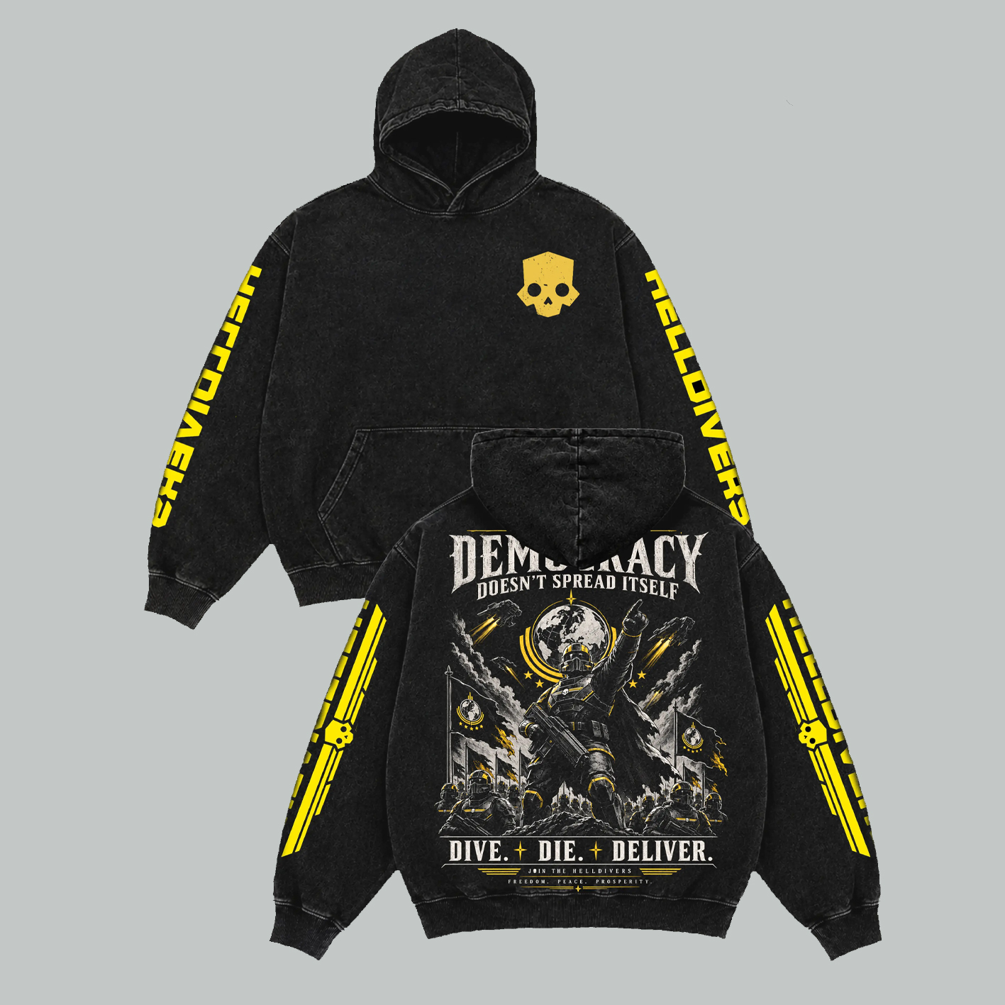 Helldivers Oversized T-shirt/Crewneck/Hoodie