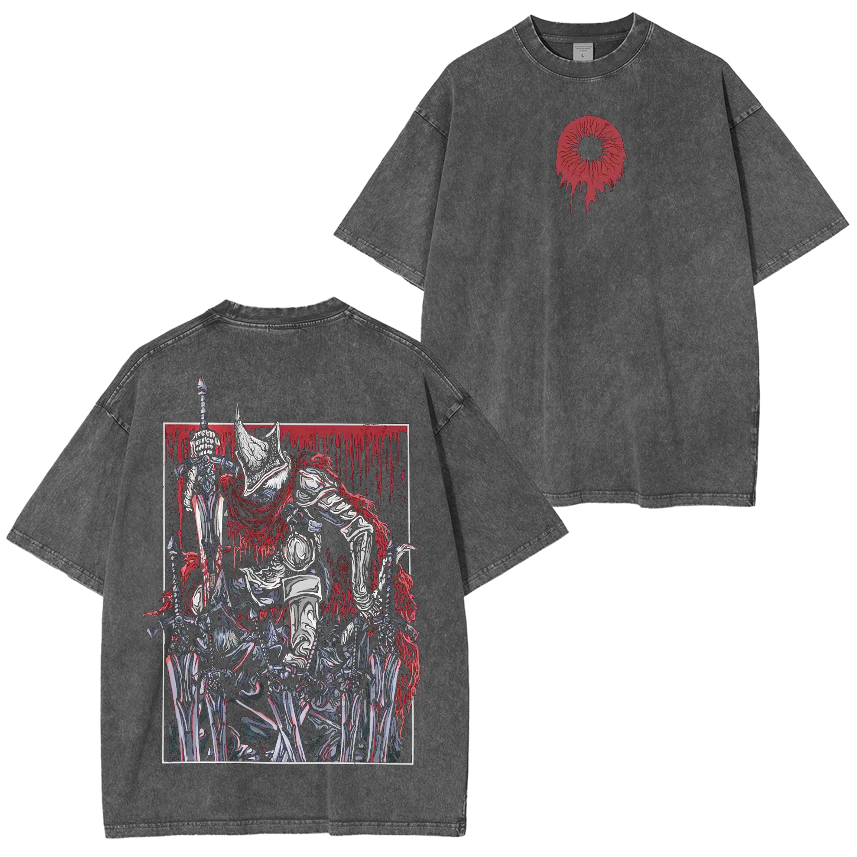 Abyss Watchers Game Unisex Washed T-Shirt