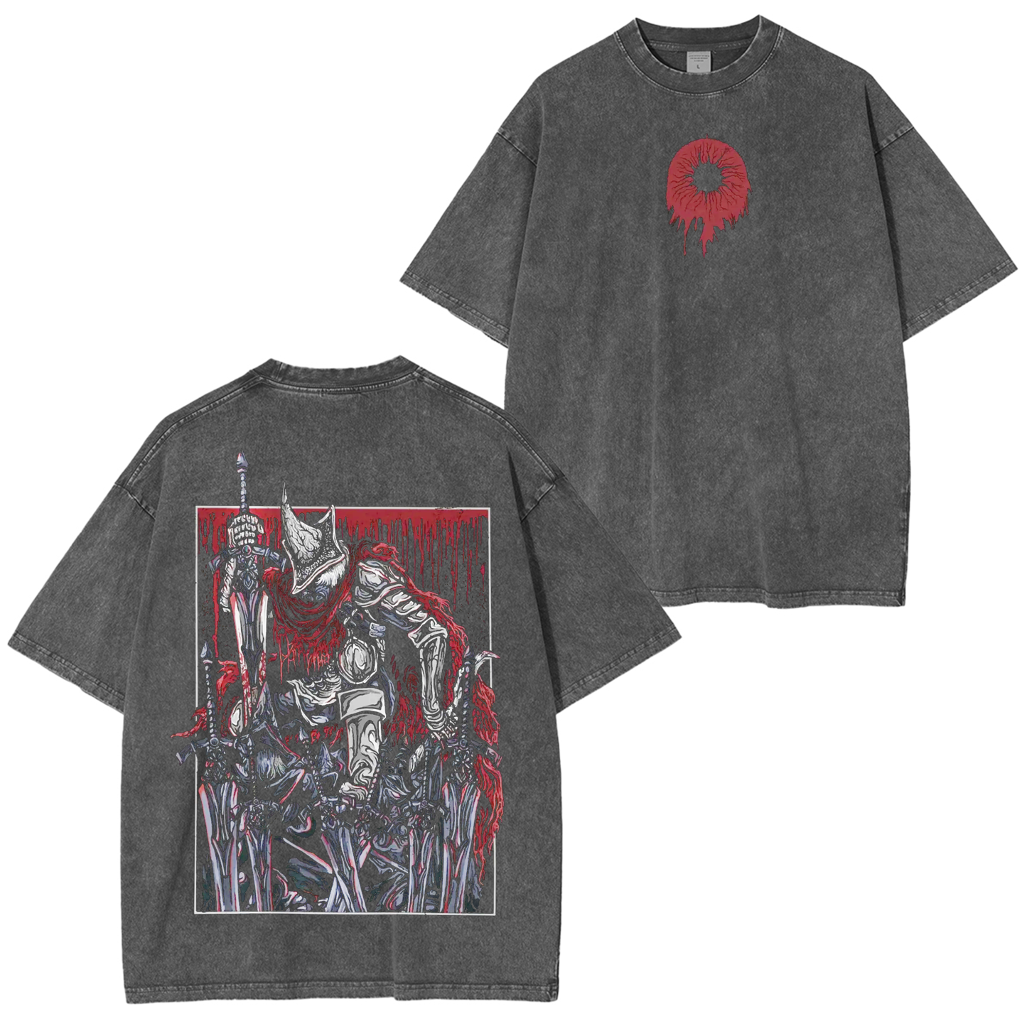 Abyss Watchers Game Unisex Washed T-Shirt