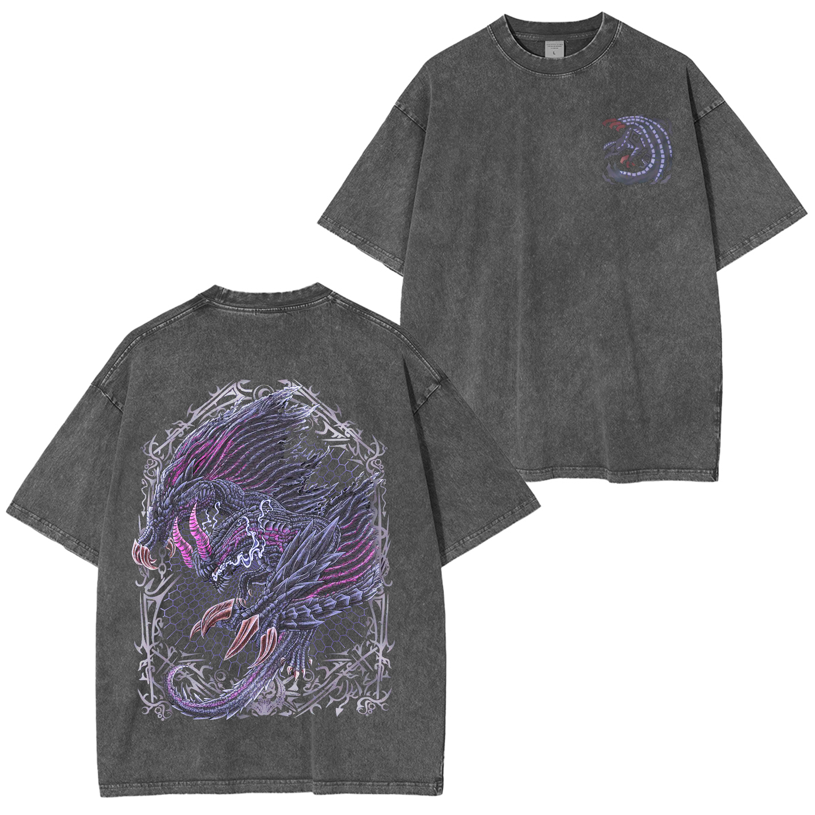 Gore Magala the Black Eclipse Game Unisex Washed T-Shirt