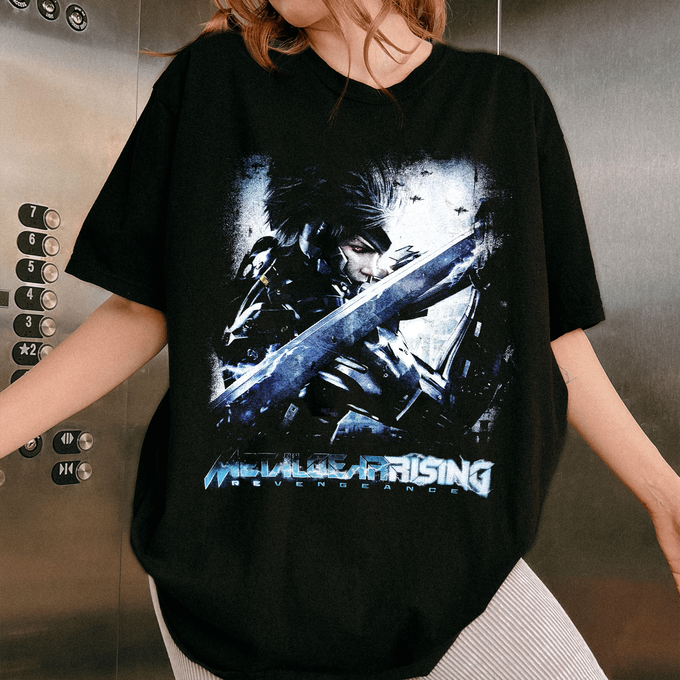 2013 Metal Gear Rising Revengeance Raiden Konami Remake  Unisex T-shirt/Crewneck/Hoodie