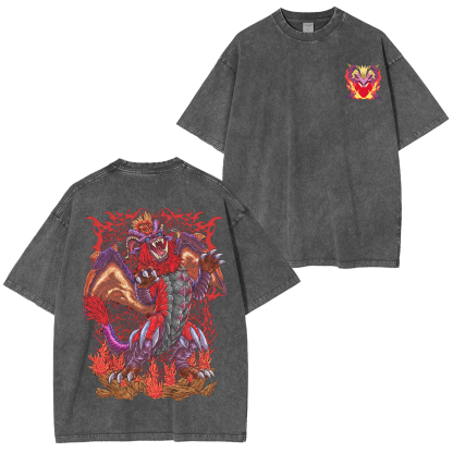 Teostra the Emperor of Flame Unisex Washed T-Shirt