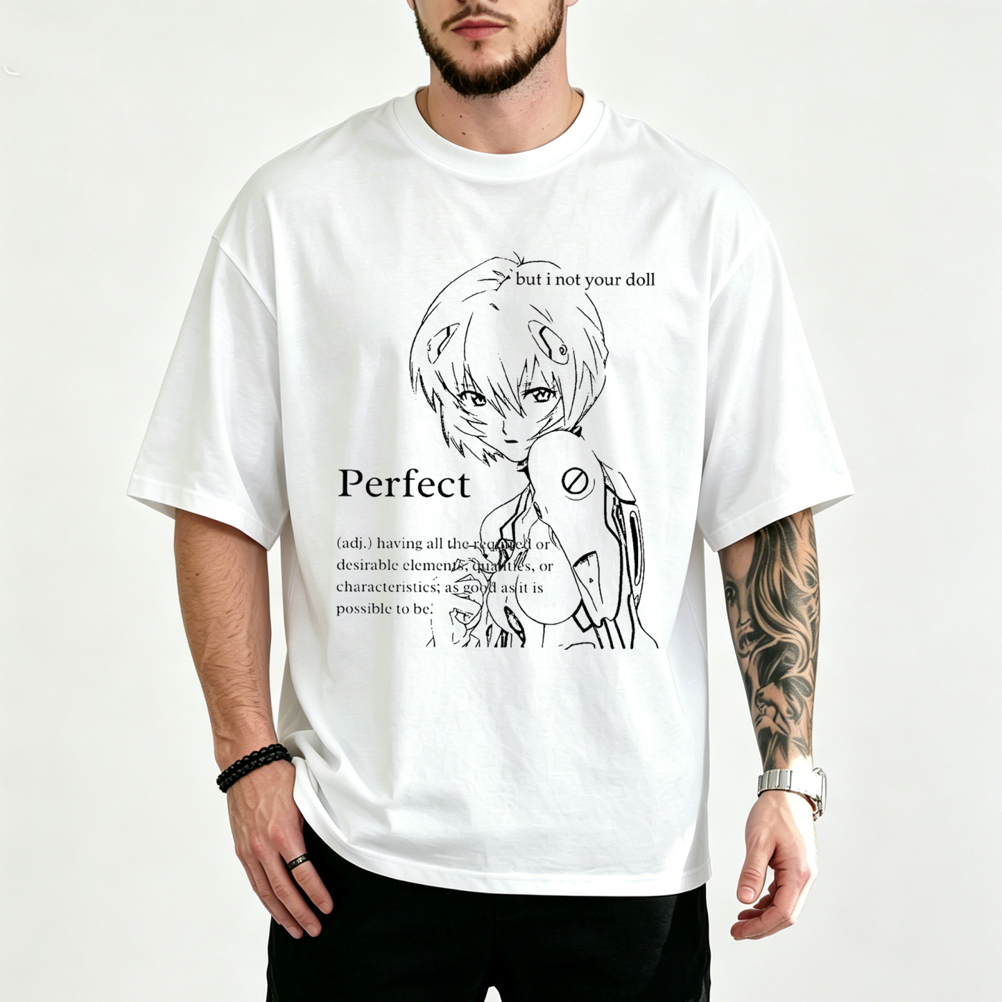 Rei Ayanami,Evangelion Anime  Oversize Unisex Shirts/Crewneck/Hoodie