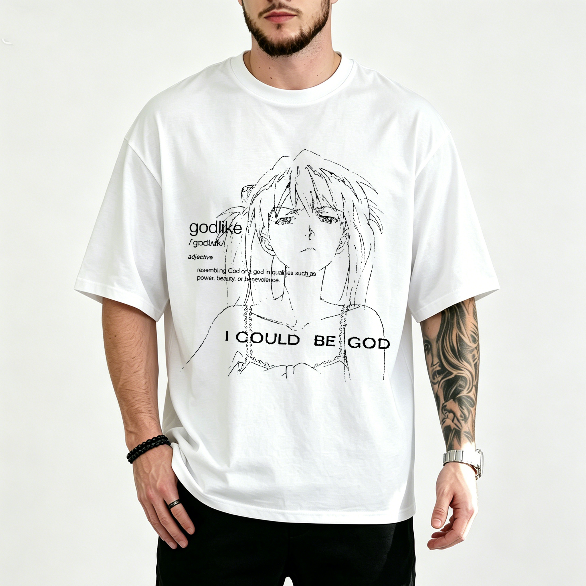 Asuka Existencial,Evangelion Anime  Oversize Unisex Shirts/Crewneck/Hoodie