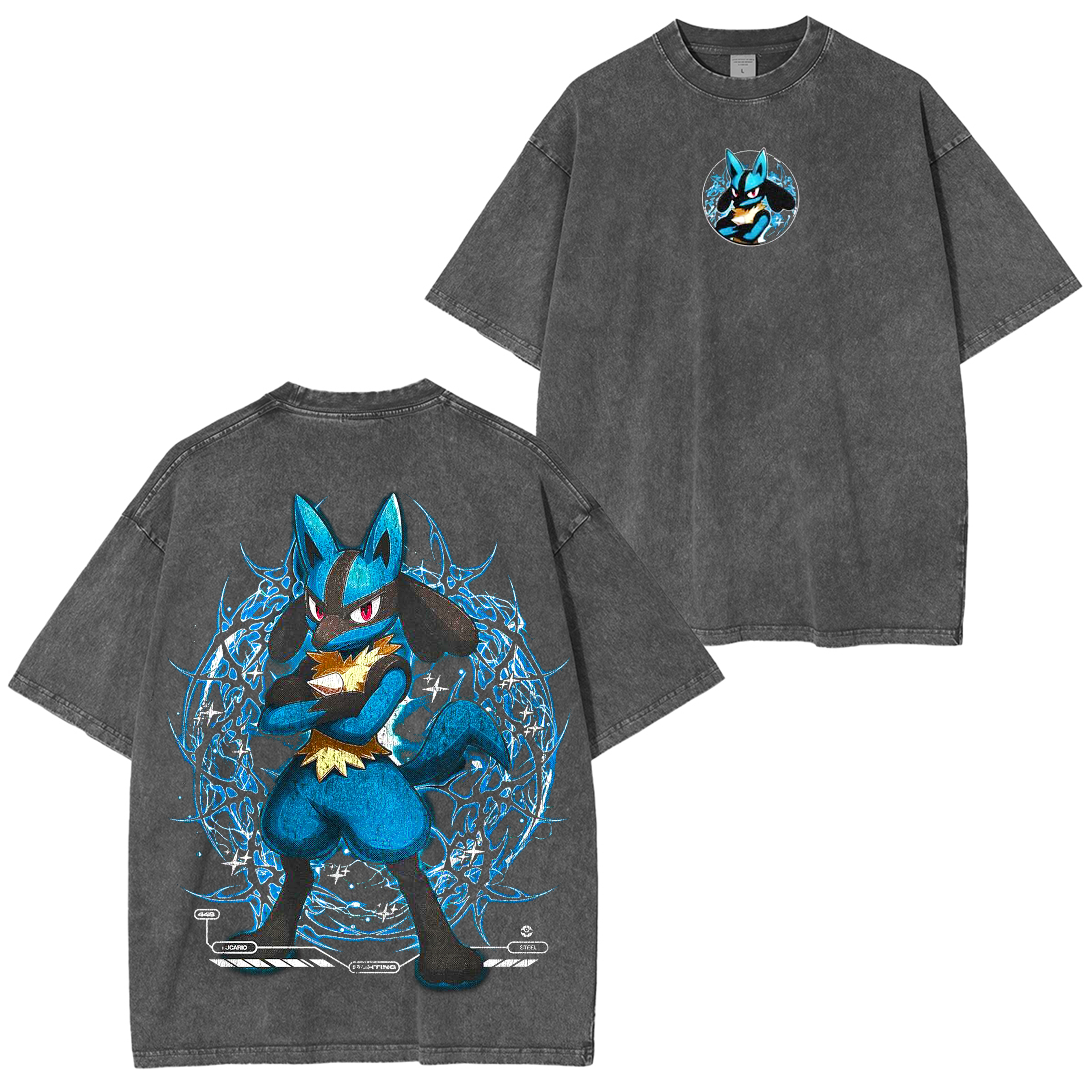 Pokemon anime Unisex Washed T-Shirt