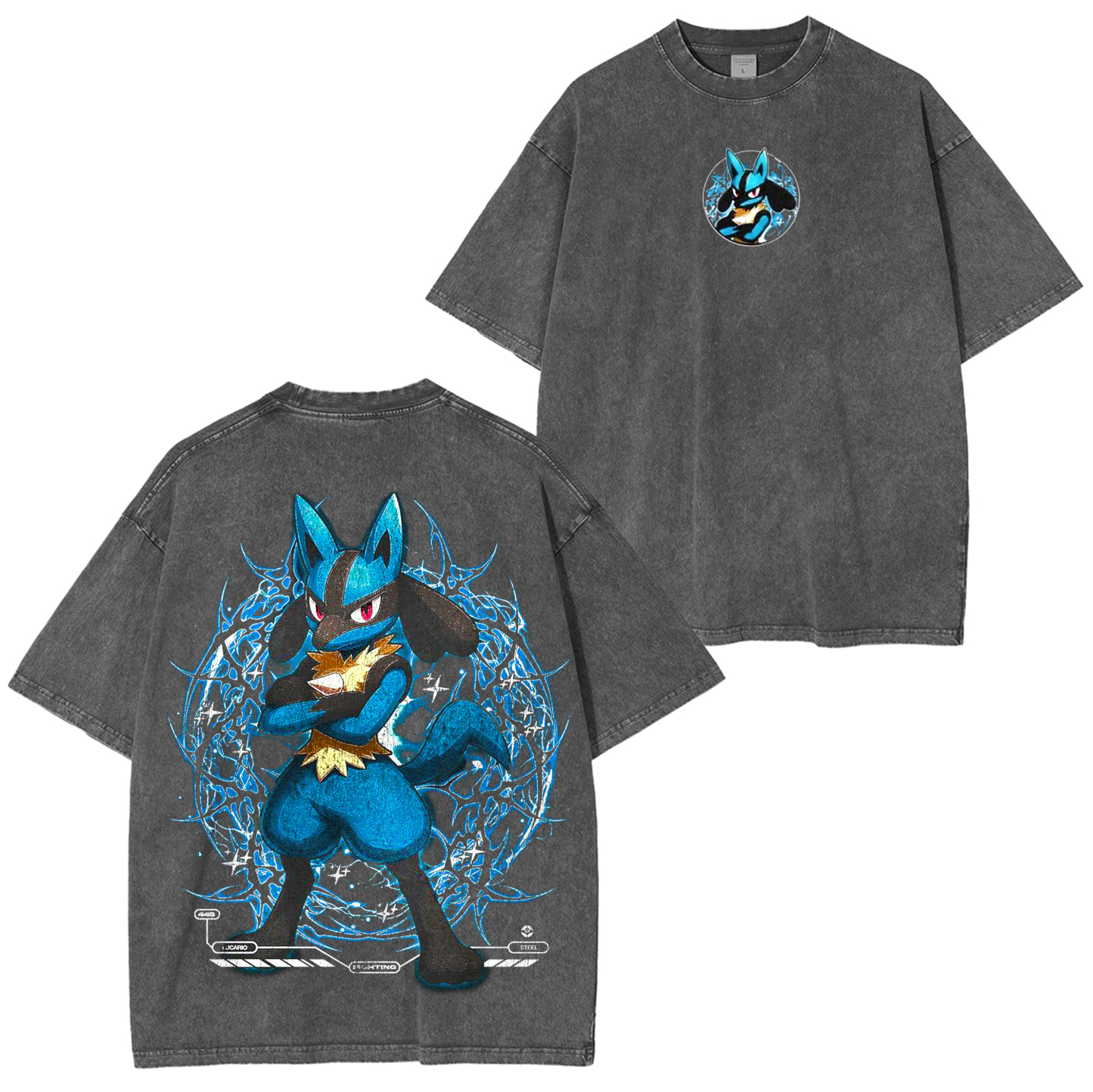 Pokemon anime Unisex Washed T-Shirt