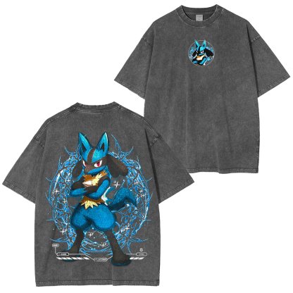 Pokemon anime Unisex Washed T-Shirt