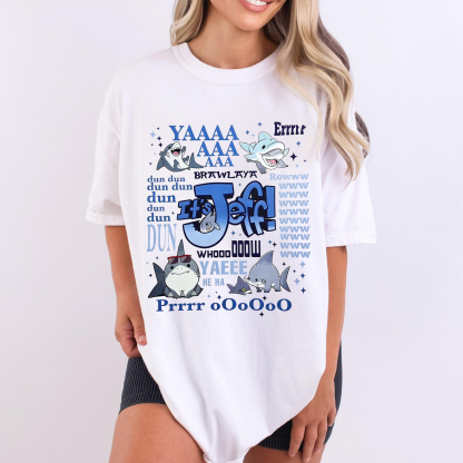 Cute Jeff the Land Shark Oversize Unisex Shirts/Crewneck/Hoodie