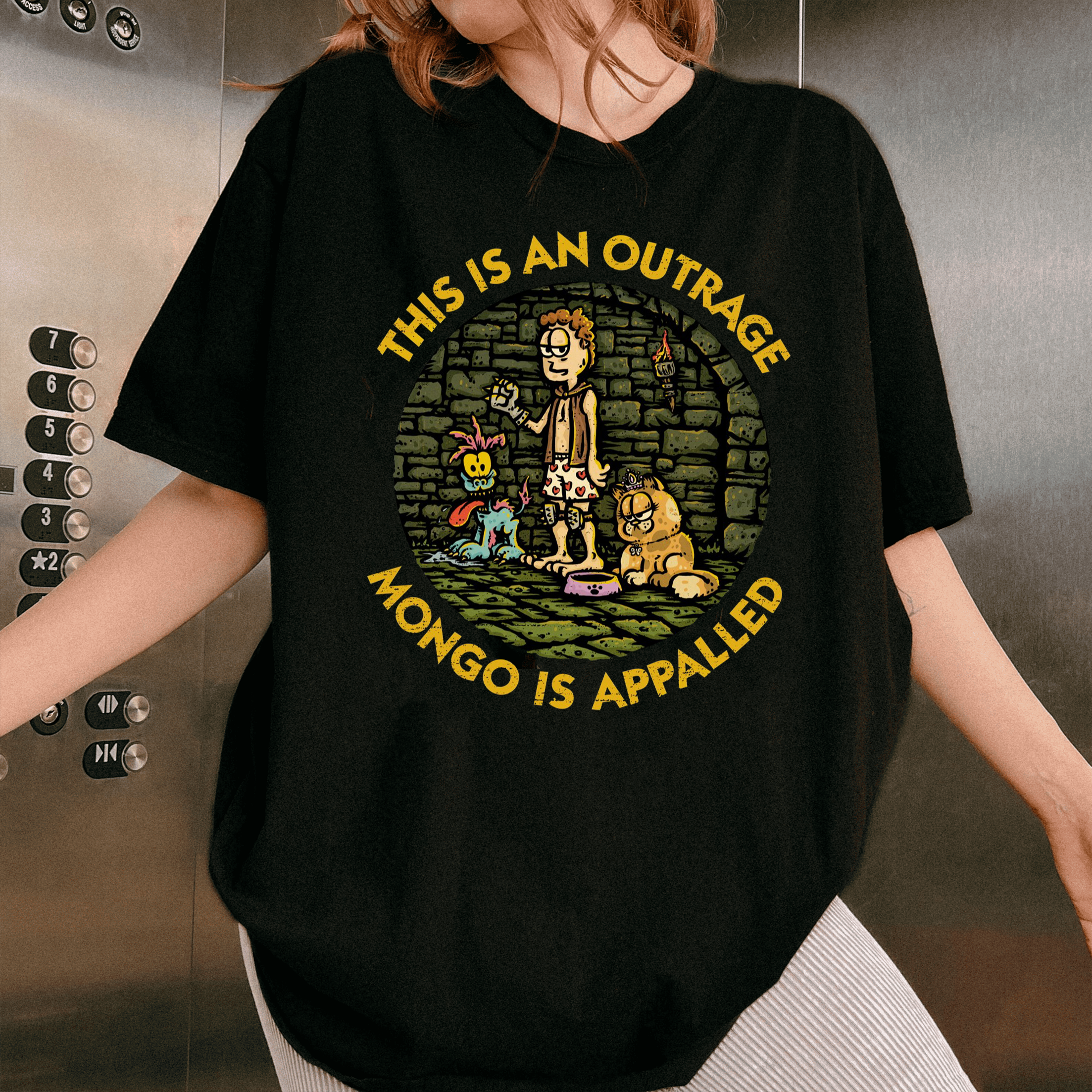 This Empty Food Bowl Is An Outrage! Dungeon Crawler Carl Fan Graphic Unisex T-shirt/Crewneck/Hoodie