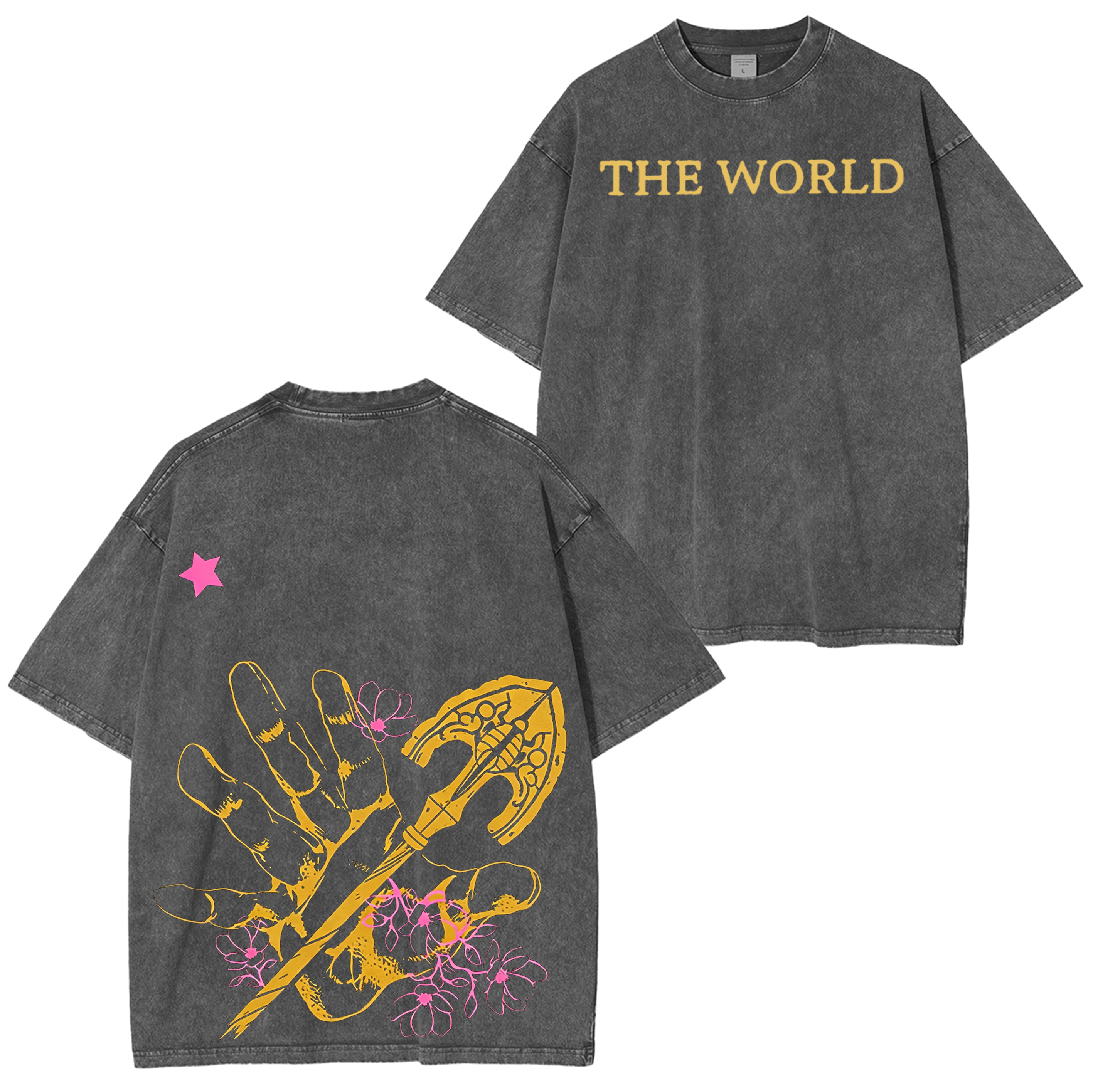 JoJos Bizarre Adventure: Golden Wind Anime Unisex Washed T-Shirt