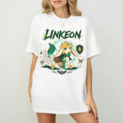 Leafeon x Link Graphic Oversize Unisex Shirts/Crewneck/Hoodie