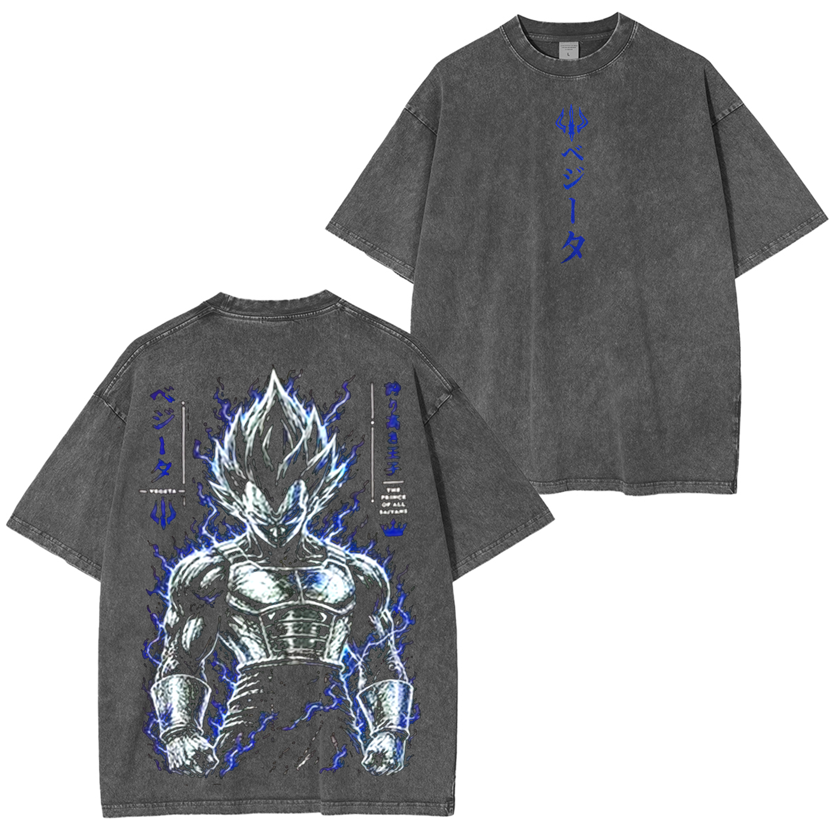 Vegeta Dragon Ball Z Unisex Washed T-Shirt
