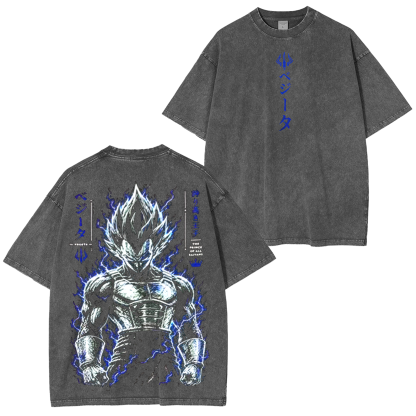 Vegeta Dragon Ball Z Unisex Washed T-Shirt