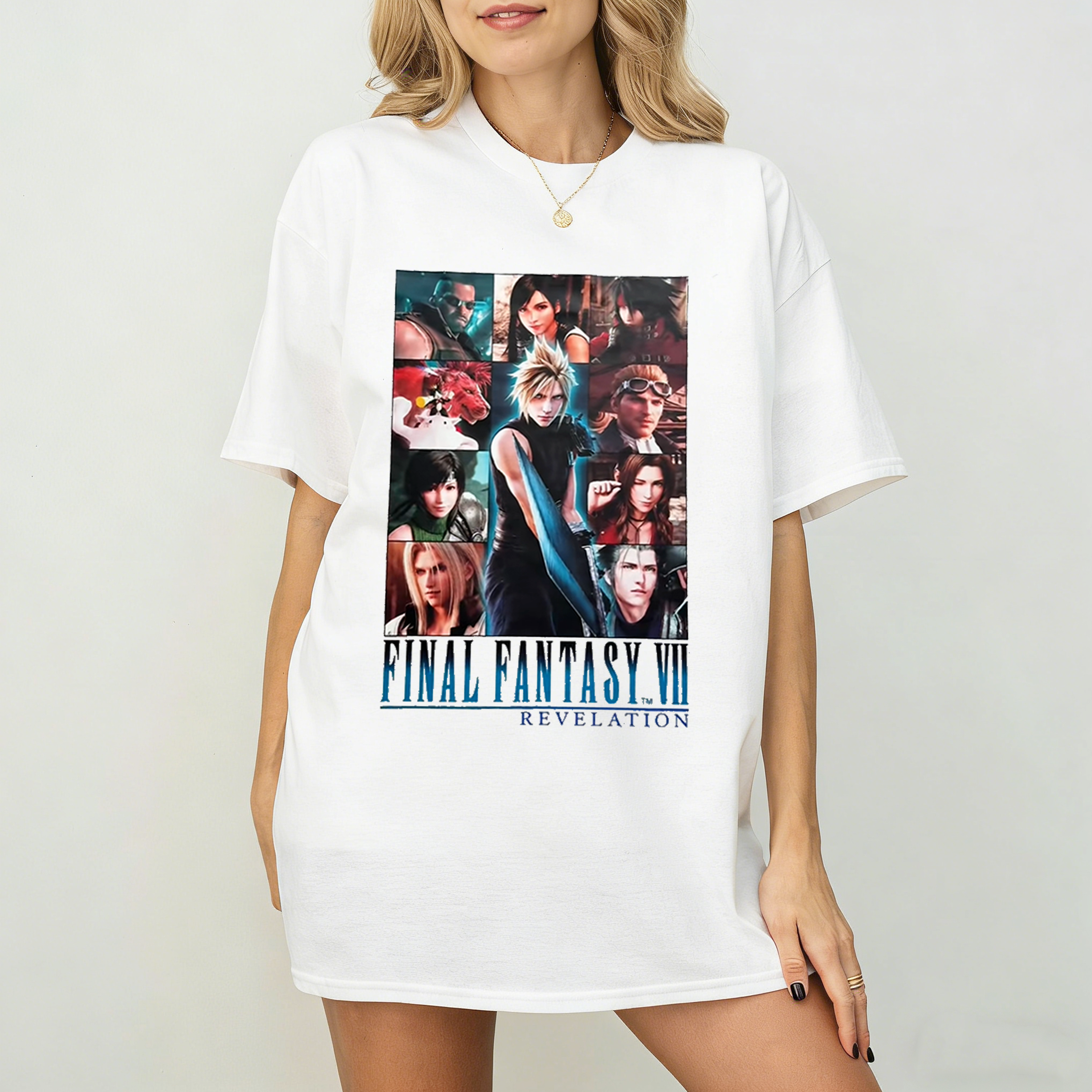 Final Fantasy 7 Revelation Graphic Oversize Unisex Shirts/Crewneck/Hoodie