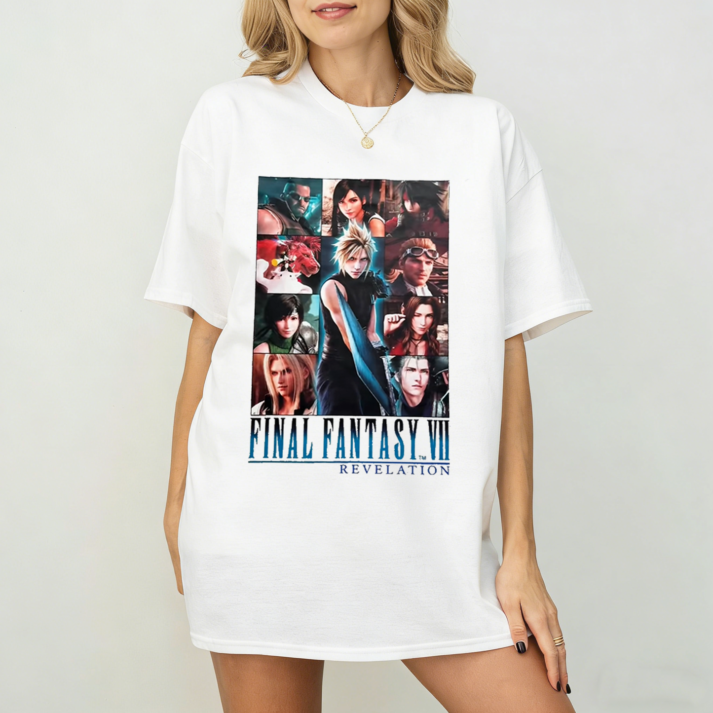 Final Fantasy 7 Revelation Graphic Oversize Unisex Shirts/Crewneck/Hoodie